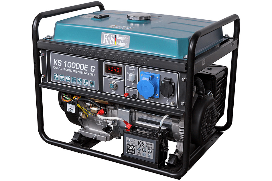 Газобензиновый генератор KS 10000E-G 7500W 230V KONNER & SOHNEN