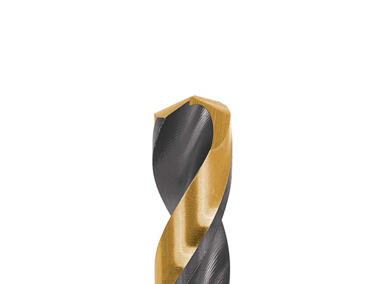 Long HSS M2 10.0mm black & gold metal twist drill bit T02400 Tvardy