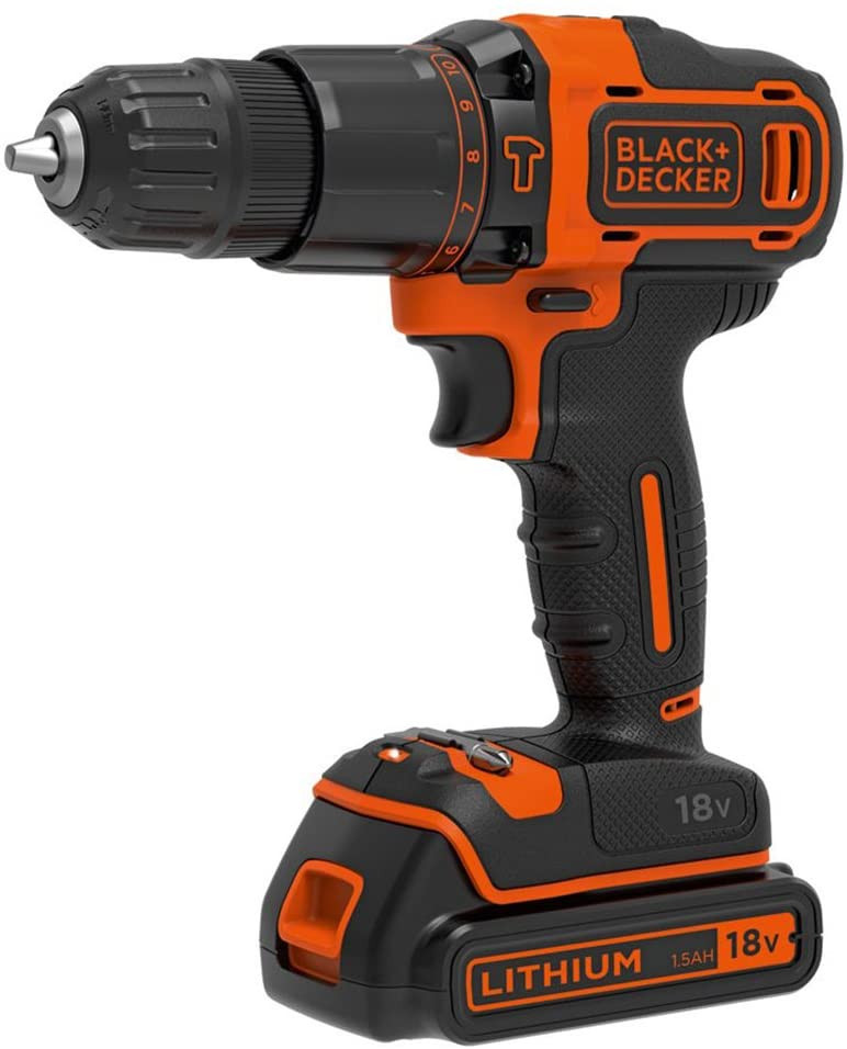 Akutrell 18V (1x1.5Ah) BDCHD18K-QW BLACK DECKER