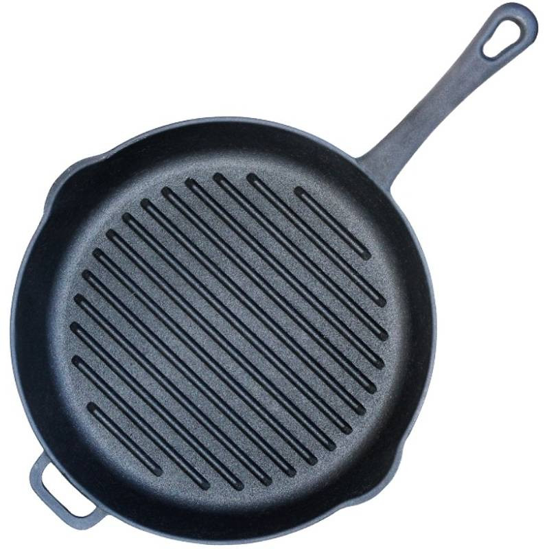 Čuguna panna GRILL ar lieto rokturi 260 x 55 mm BL1126 BIOL