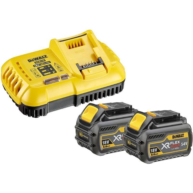 Аккумуляторная циркулярная пила 54В (2x6.0Ач) DCS520T2-QW DEWALT