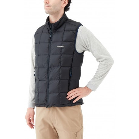 Veste M SUPERIOR Down Vest, izmērs: XL, Black, 4548801843861 Mont-Bell