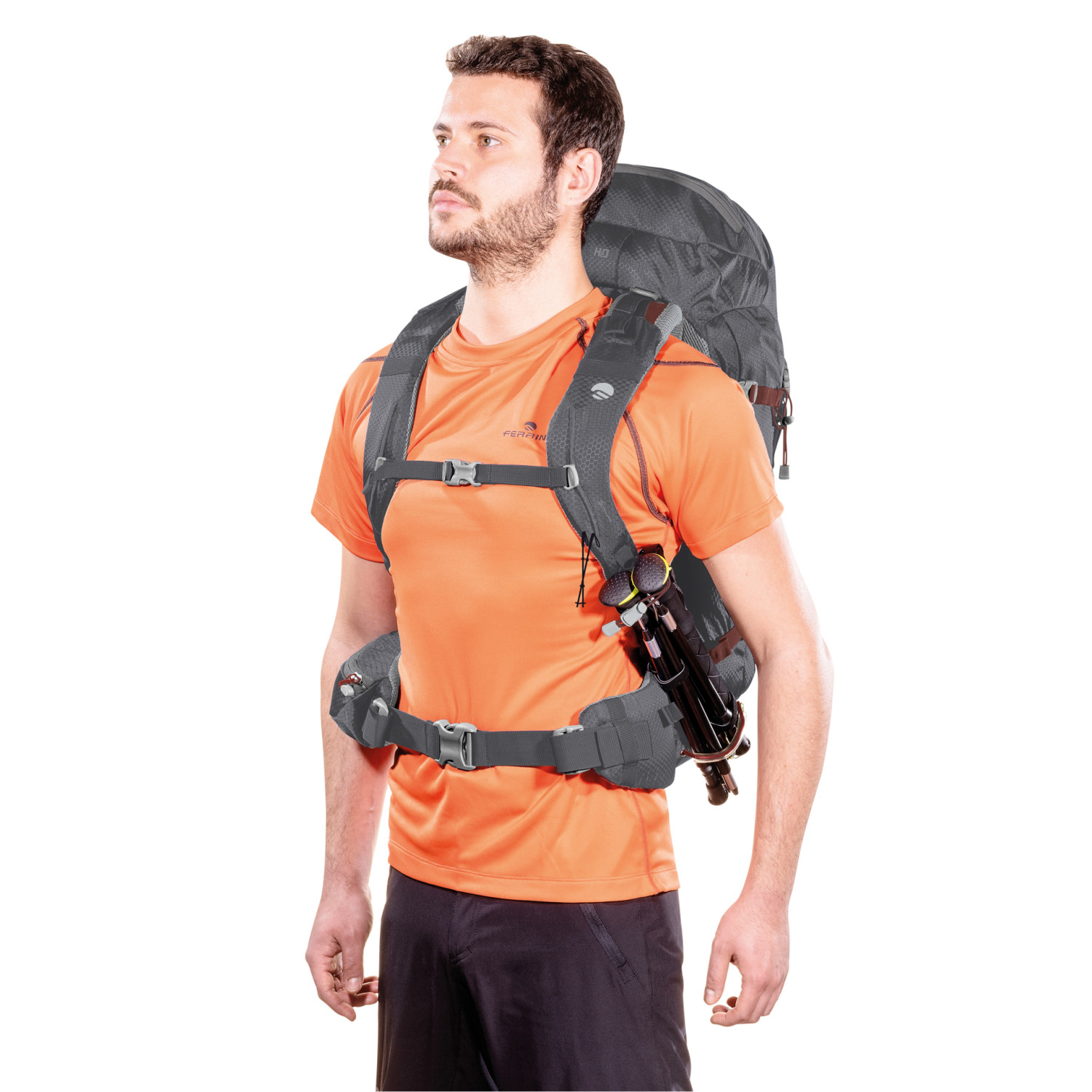 Mugursoma 'Finisterre', 38L, ergonomiska, ar lietus pārsegu un Recco® atstarotāju, R026736, FERRINO