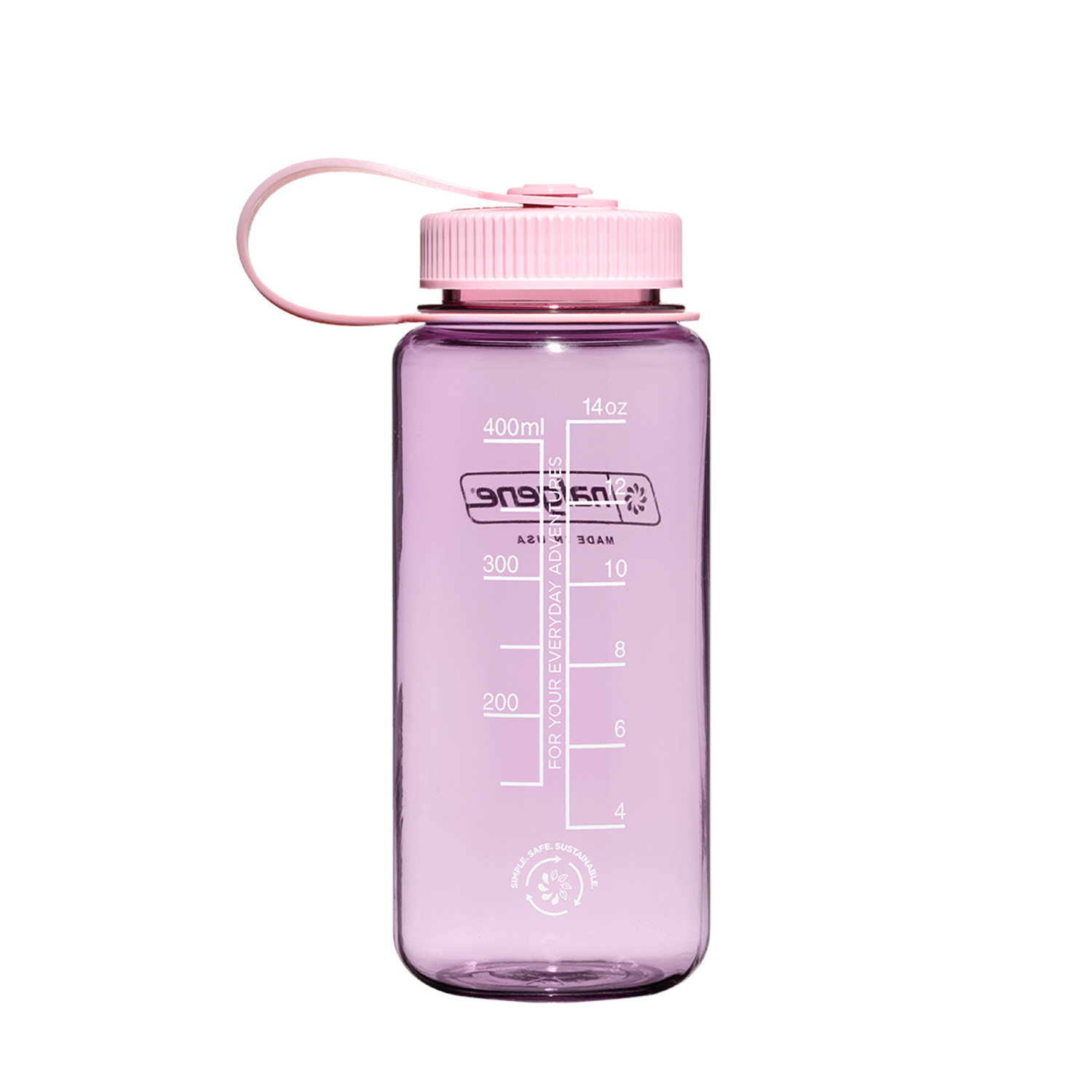 Dzeramā pudele 'WM Sustain', 0,5 L, ķiršu ziedu krāsa, R078924, NALGENE