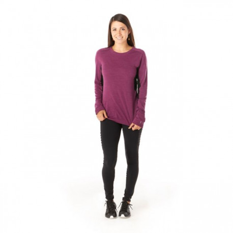 Termo krekls W'S Merino Sport 250 LS, izmērs: M, Sangria Heather, 0192361512763 SMARTWOOL