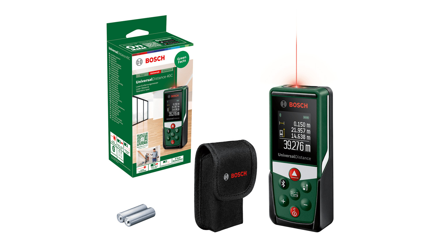 Digitālais lāzera tālmērs UniversalDistance 40C, 0603672101 BOSCH