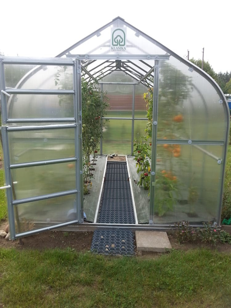 Siltumnīca KLASIKA STANDART 10 - 2,5 x 4m - 4mm polikarbonāta KLASIKA GREENHOUSE