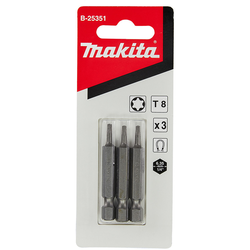 Antgalis TORX T8x50mm 3 vnt. B-25351 MAKITA