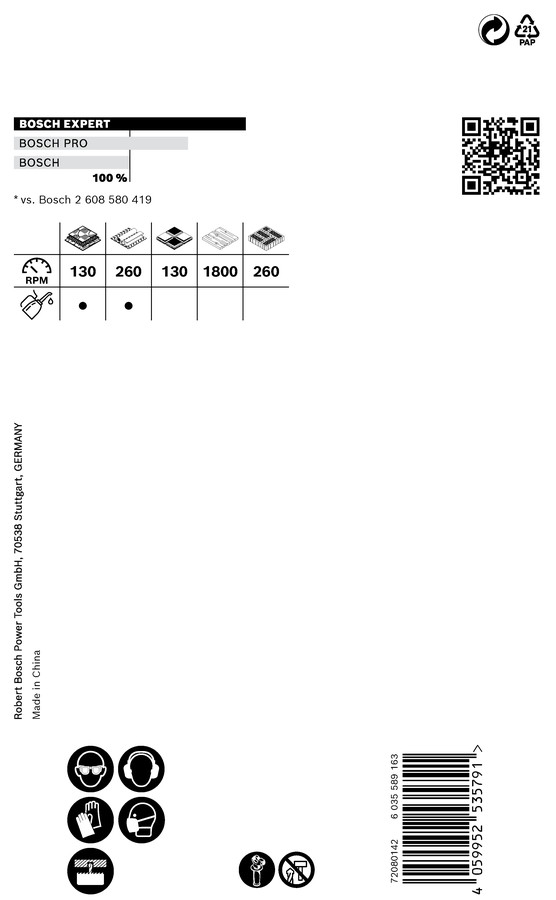 Karbīda caurumzāģis Tough Material  70mm, Urbjmašīnām/skrūvgriežiem, triecienurbjmašīnām/triecienskrūvgriežiem EXPERT MULTI MATERIAL PC PLUS CAURUMZĀĢIS, 2608900434, BOSCH