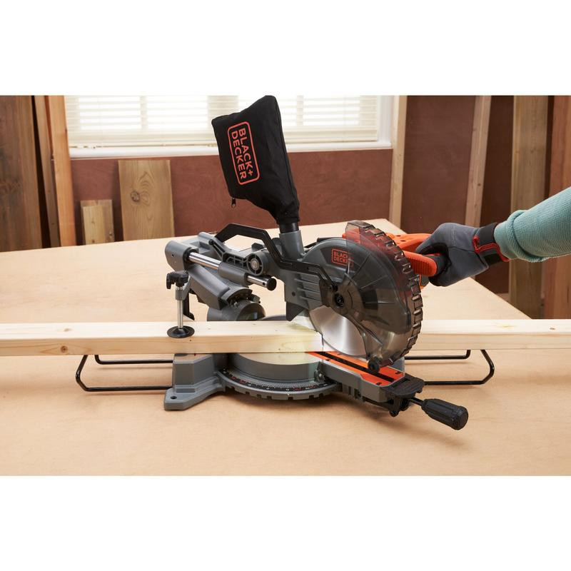 B+D 1500W 216mm Slide Mitre Saw BES701-QS BLACK DECKER