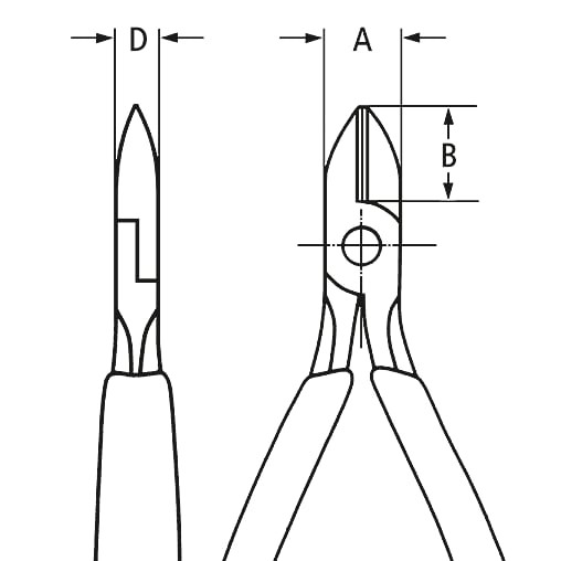 Precision Electronics Side Cutter ESD 7922120ESD KNIPEX