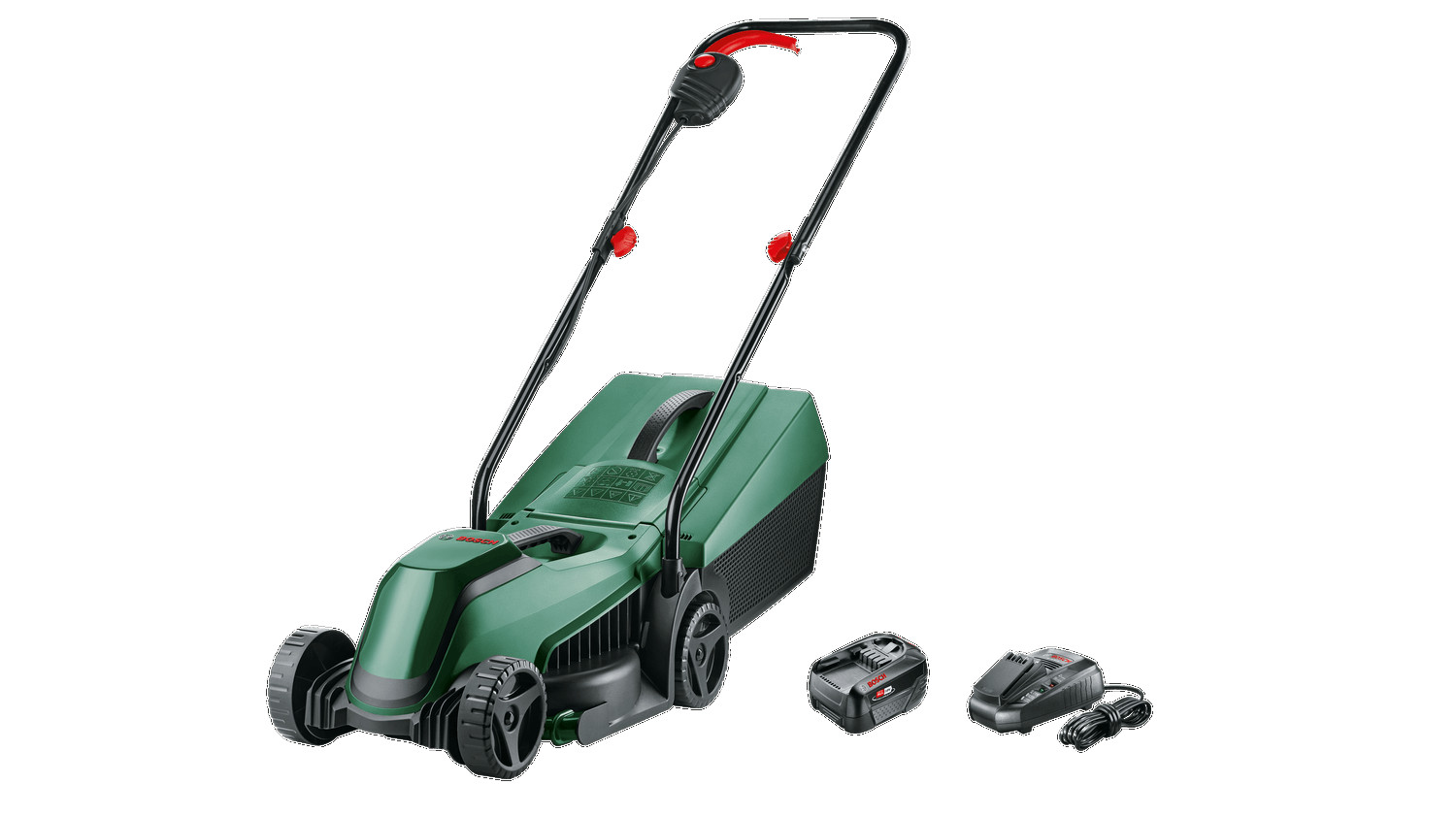 Akumulatora zāliena pļāvējs 18 V Lawncare komplekts, 06008B9D02 BOSCH