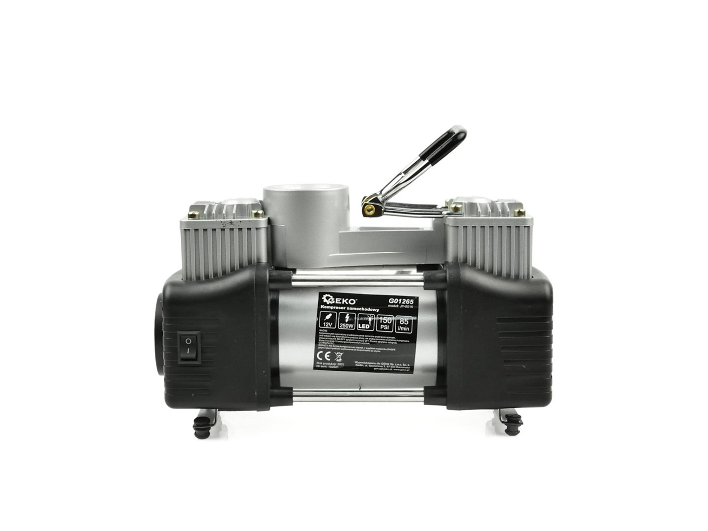 Gaisa kompresors, 12V, 250W, G01265 GEKO