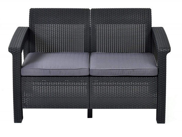 Dviguba terasinė sofa Corfu Love Seat 29197359939 KETER