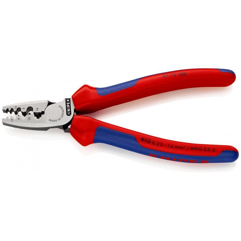 Pressimistangid juhtmete otsarõngastele 9772180 KNIPEX