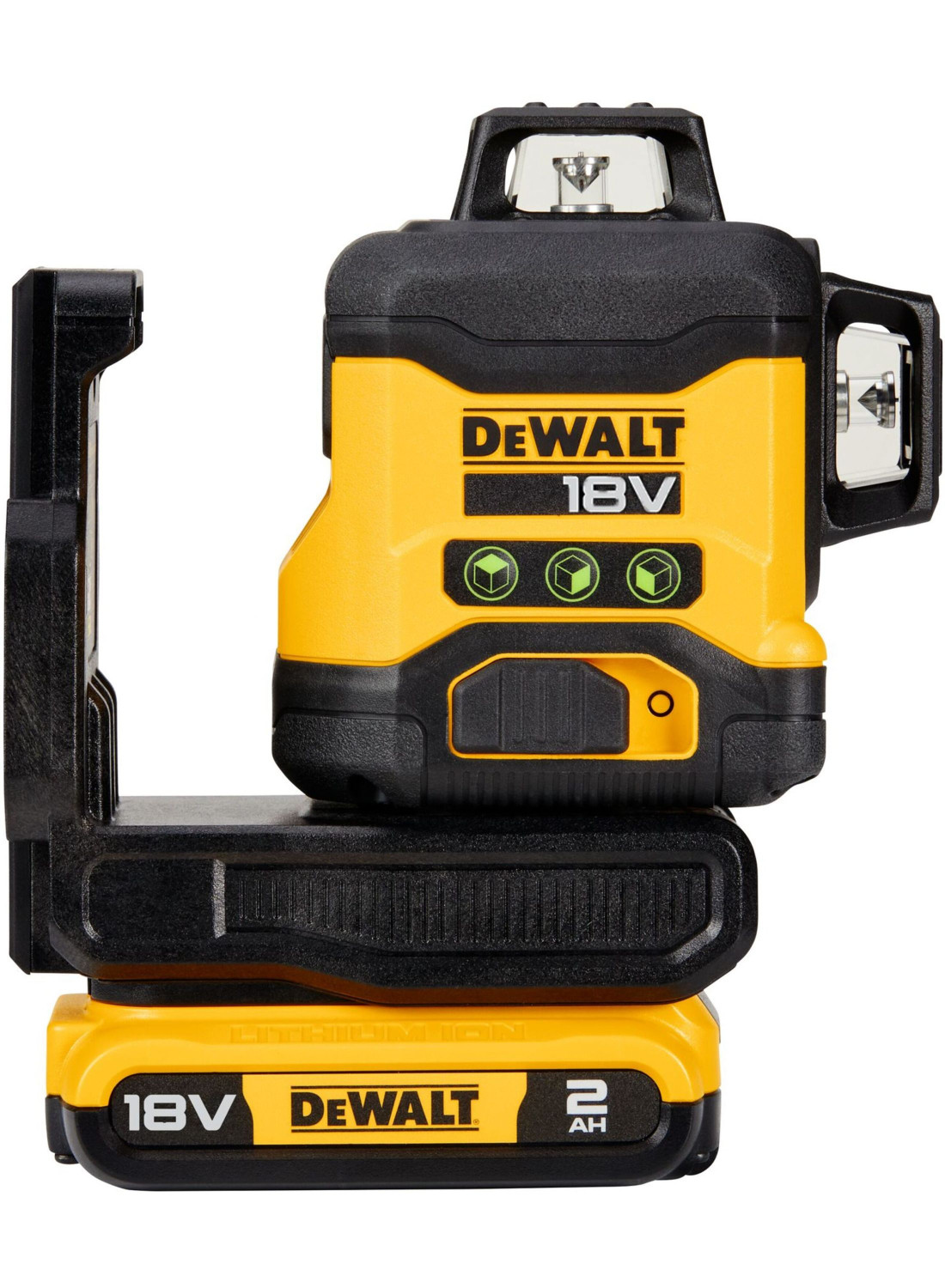 Krustlīniju lāzera līmeņrādis 18V (1x2.0Ah) zaļas līnijas DCLE34031D1-QW DEWALT