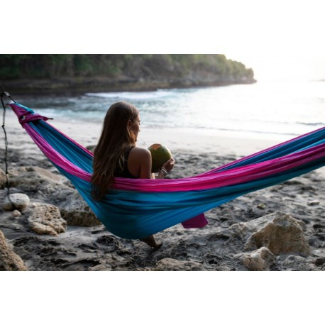 Šūpuļtīkls King Size Hammock, Aqua/Pink, 0727670926484 TICKET TO THE MOON