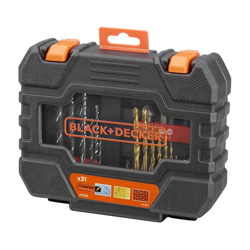 31 gab. Piederumu komplekts A7233-XJ BLACK DECKER