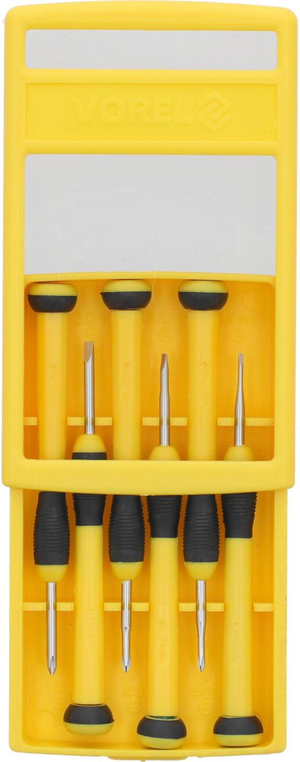 PRECISION SCREWDRIVER SET C.V. 6PCS 64553 VOREL