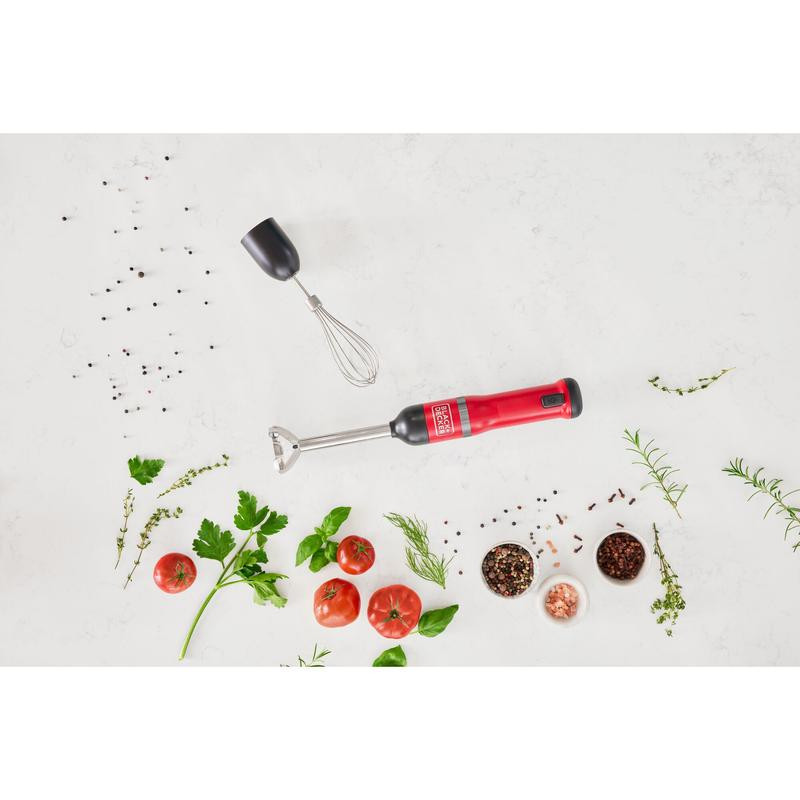 kitchen wand 2 Kit - Blender and Whisk - RED BCKM1012KR-QW BLACK DECKER