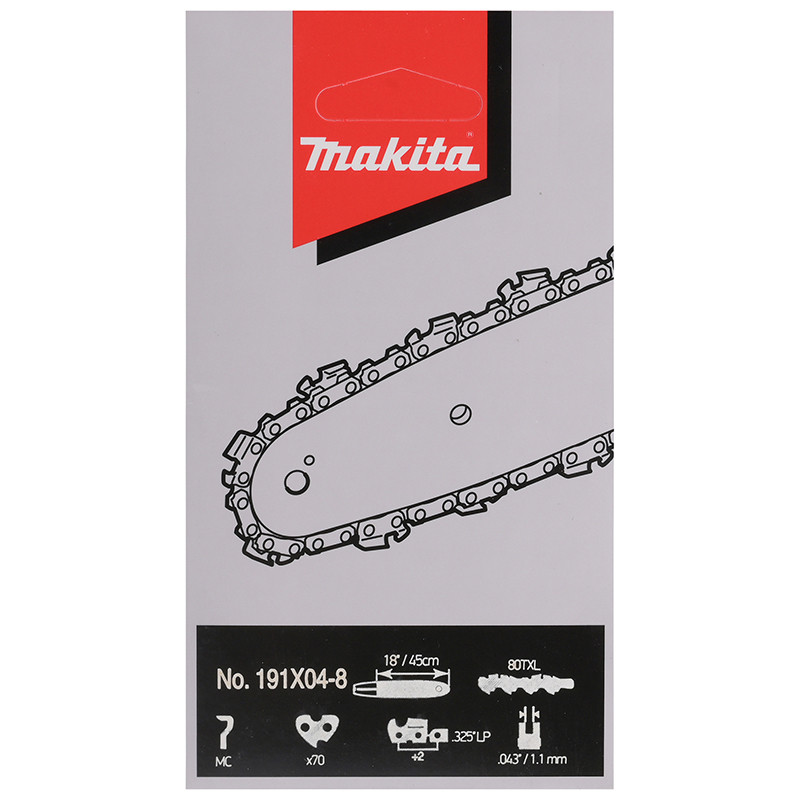 Saekett 80TXL, 45cm/18", 0,325", 1,1mm, 70H 191X04-8 MAKITA