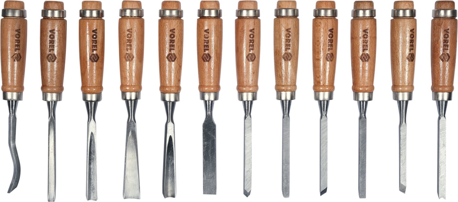 WOOD CARVING CHISEL SET 12 PCS. 25570 VOREL