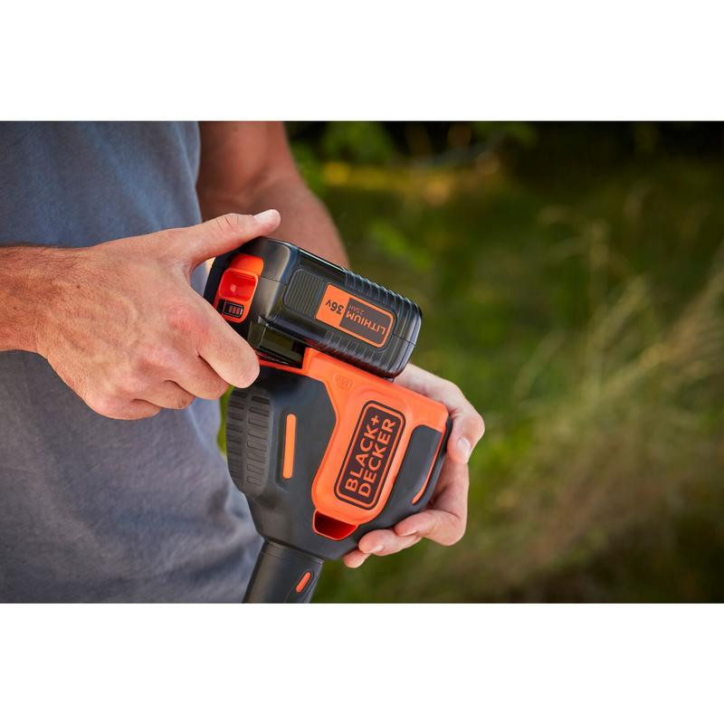 33cm Trimmeris + akumulators, 1x2.5aH, 1.3a Lādētājs BCSTE636L1-QW BLACK DECKER