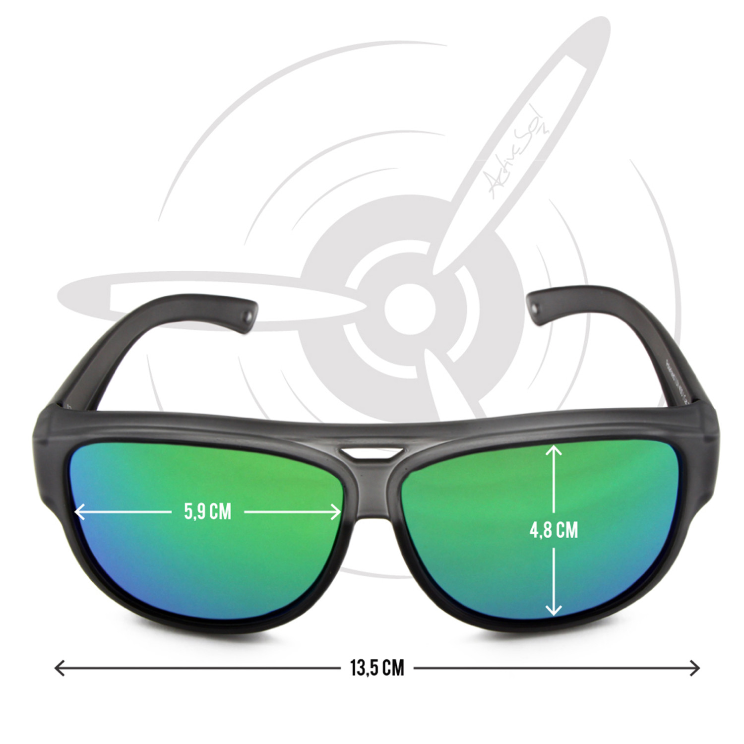 Fitover-Sunglasses 'El Aviador', R101808, 101808 ACTIVESOL