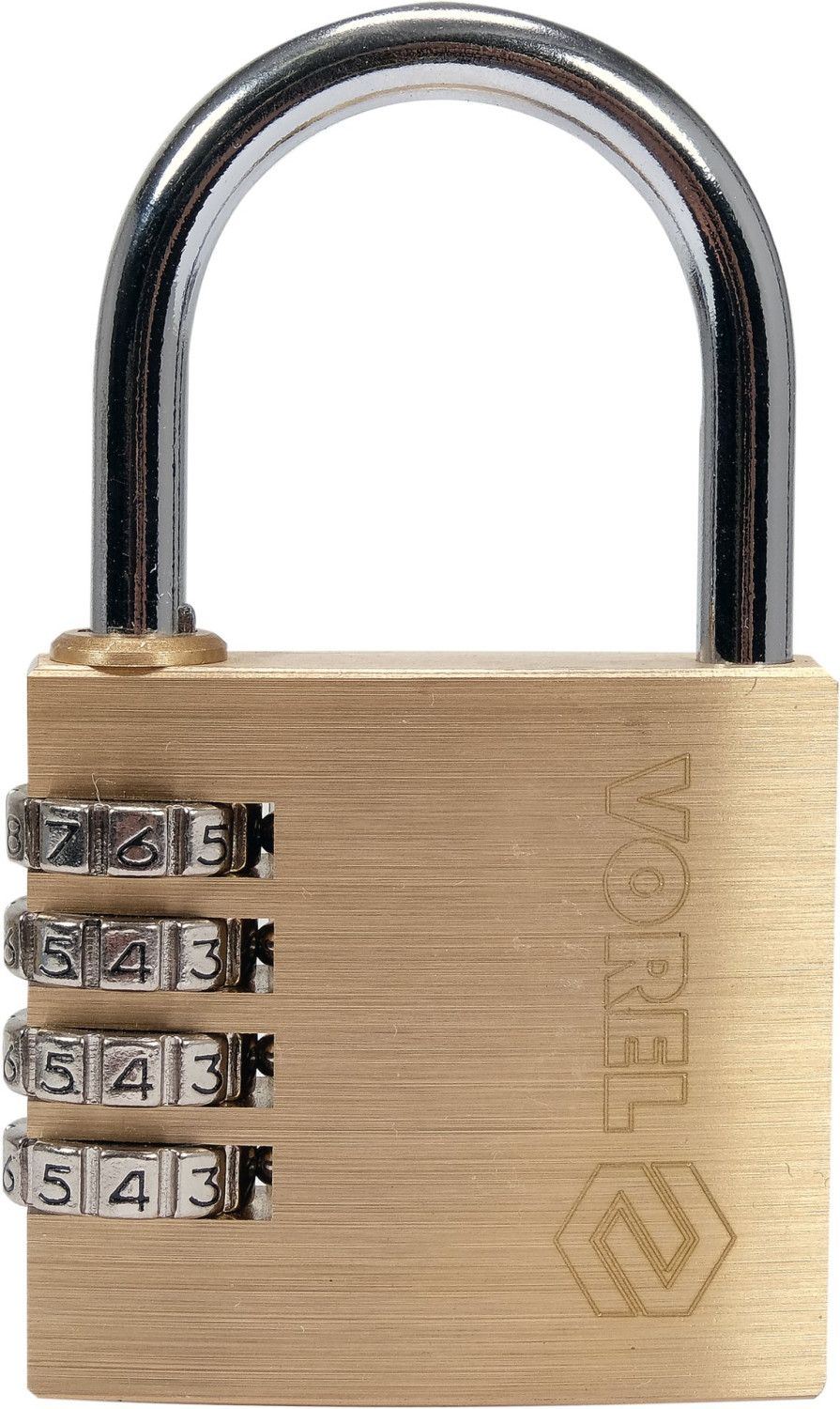 PADLOCK WITH 4-RING COMBINATION LOCK. 77609 VOREL