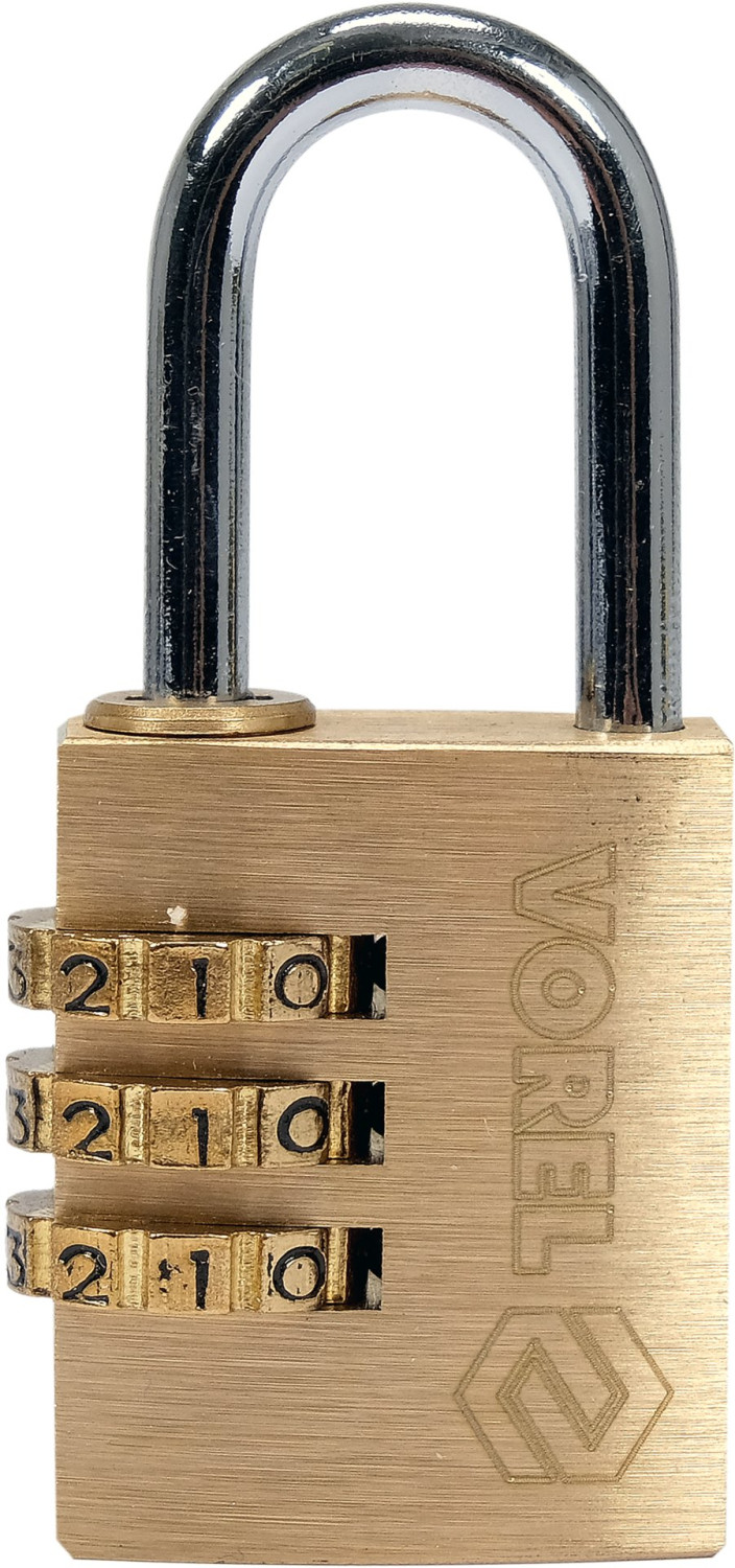 PADLOCK WITH 3-RING COMBINATION LOCK. 77606 VOREL