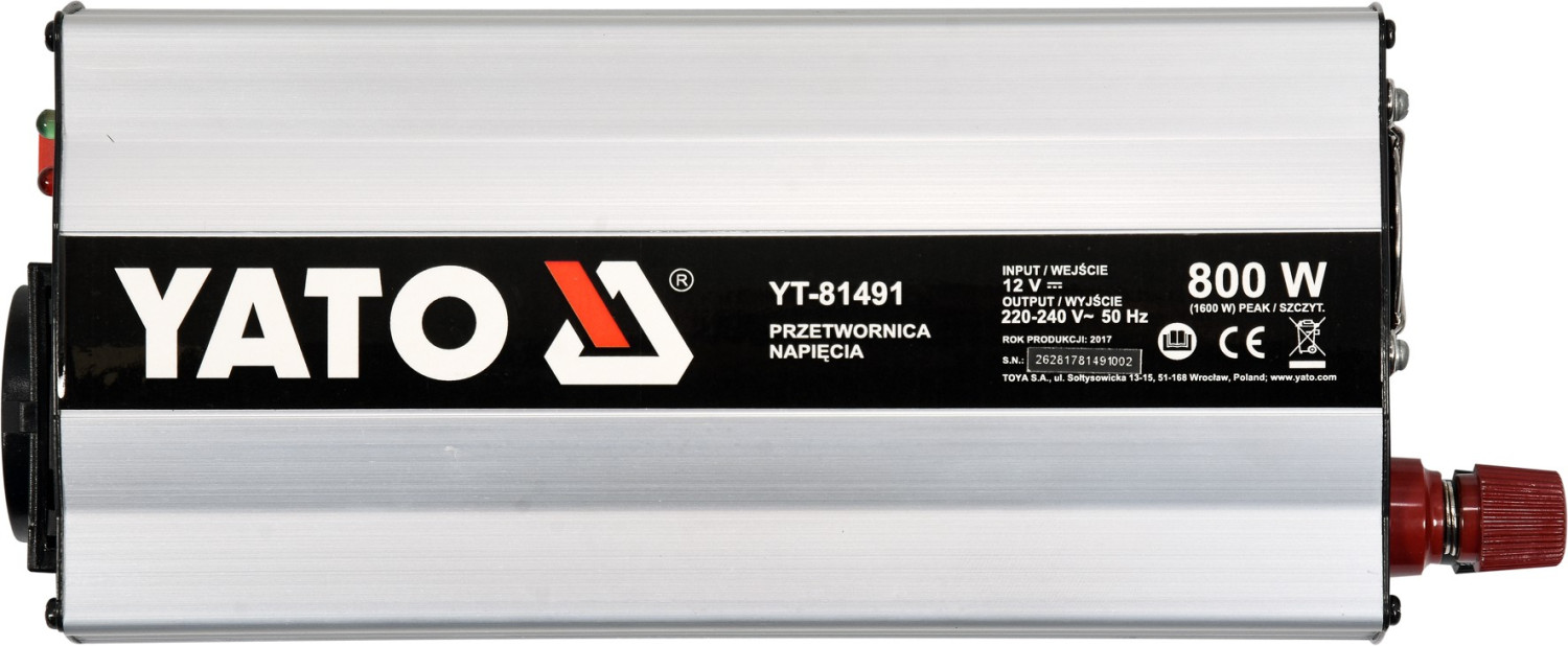 Power Inverter 12/230V 800W YT-81491 YATO