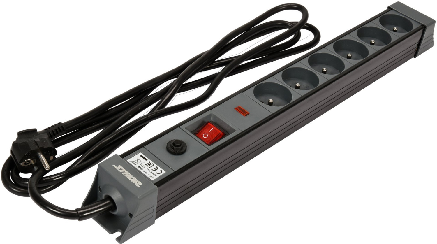 SURGE PROTECTOR POWER STRIP W.G. 6S 3M 72371 STHOR