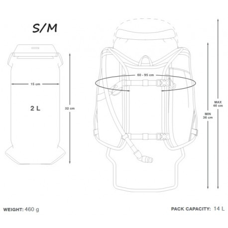 Velo mugursoma BACKCOUNTRY Hydration Backpack, izmērs: L/XL, 5060422140949 APIDURA