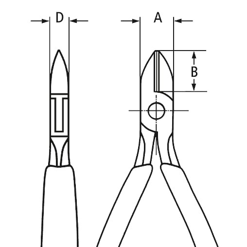 Electronics Diagonal Cutters ESD 7712115ESD KNIPEX