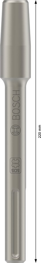 SDSmax bliet.plates tur. l=220 mm, Perforatora urbjiem, smalcinātājiem PRO SDS MAX TOOLHOLDER, 1618609003, BOSCH