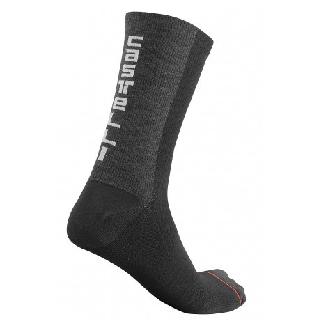 Velo zeķes BANDITO 18 Wool Sock, izmērs: L/XL, Nickel Gray, 8050949669181 CASTELLI