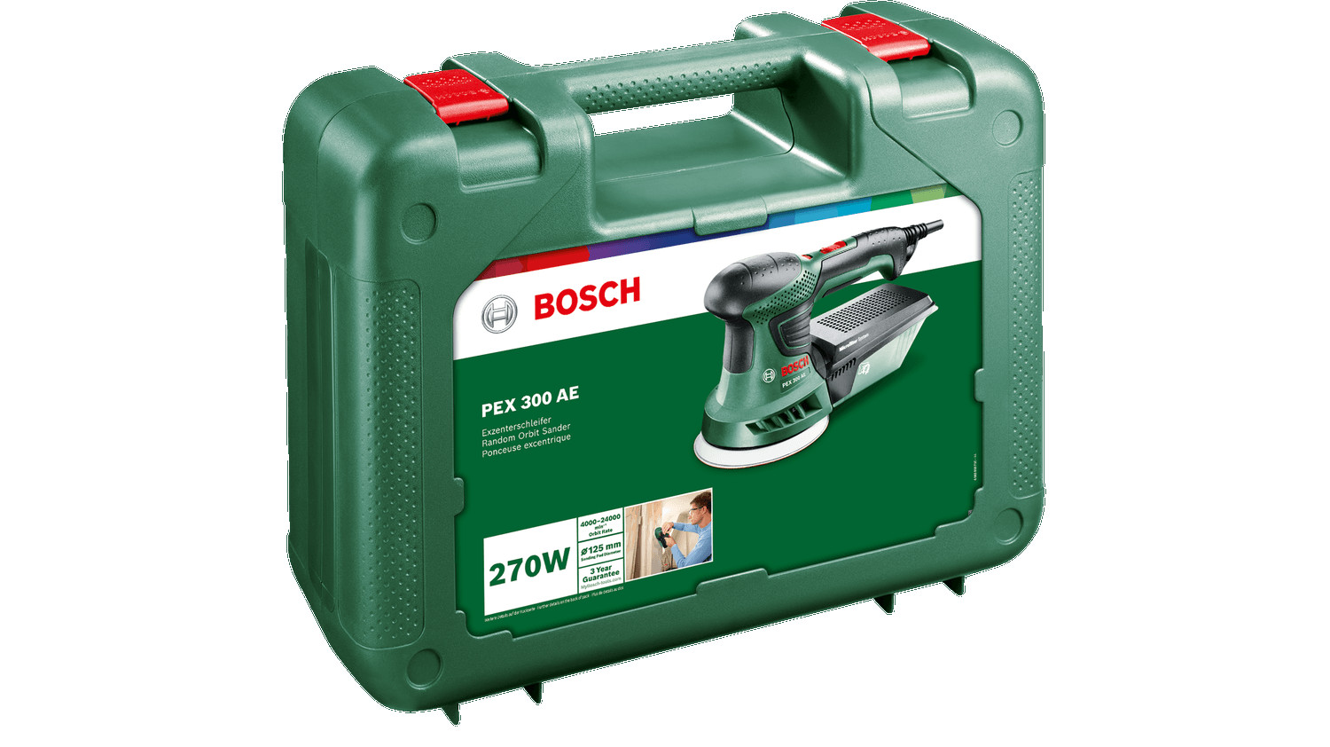 Ekscentra slīpmašīnas PEX 300 AE, 06033A3000 BOSCH