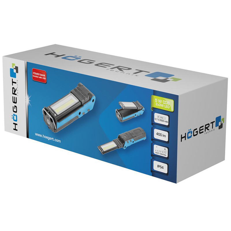 Darba lukturis LED USB; HT1E407 HOGERT