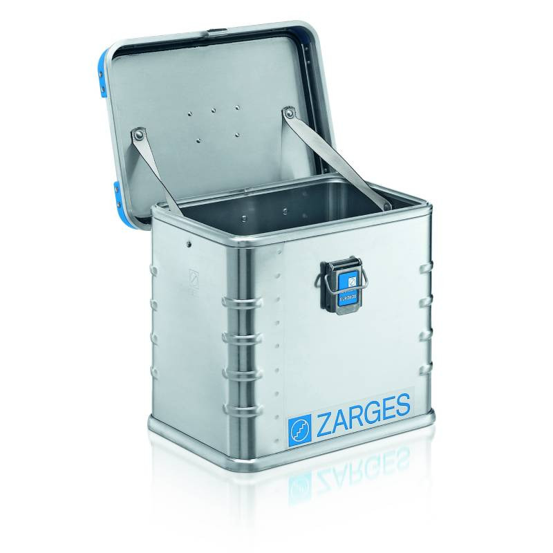 Ящик для хранения EUROBOX 40 x 30 x 34 см 27 л алюминий R407000 ZARGES