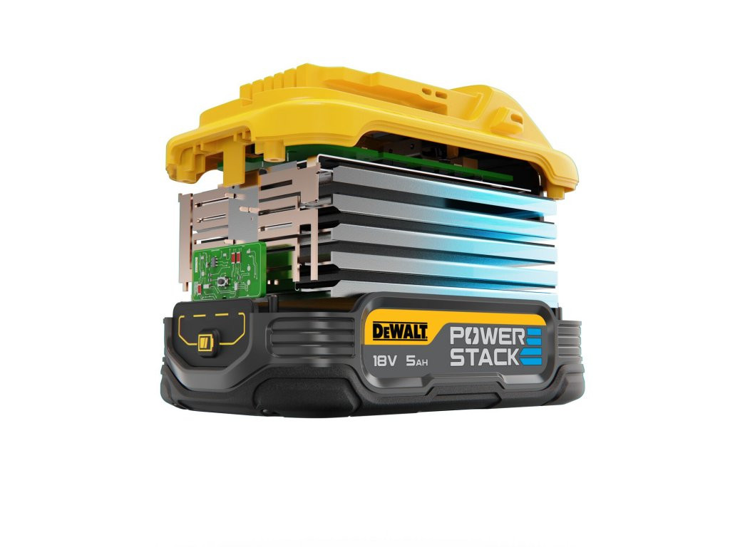 Аккумуляторная дрель-шуруповёрт 18В (2x5,0Ач PowerStack) DCD800H2T-QW DEWALT