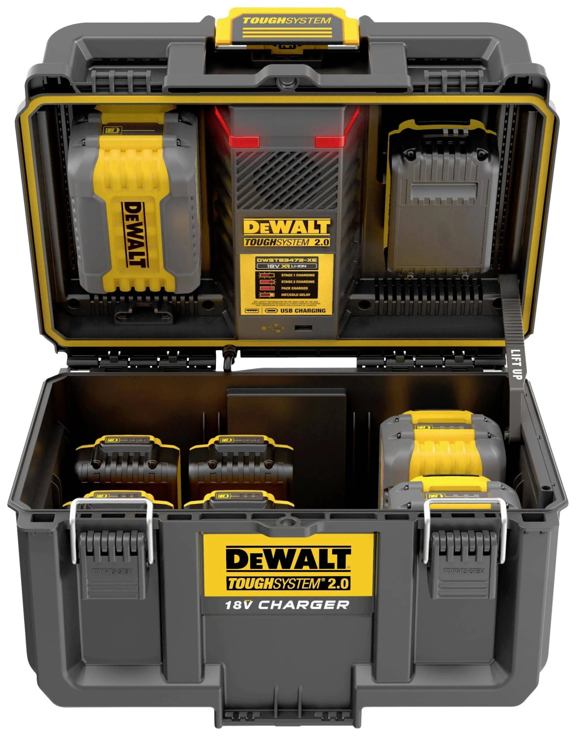 Akulaadija kast TOUGHSYSTEM 18/54V 4A DWST83471-QW DEWALT