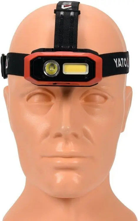 Headlamp 800Lm Recharg., Motion Detector YT-08594 YATO