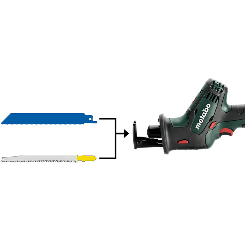 Akumulatora zobenzāģis 18V, 2x2Ah, SSE 18 LTX; 602266500 METABO