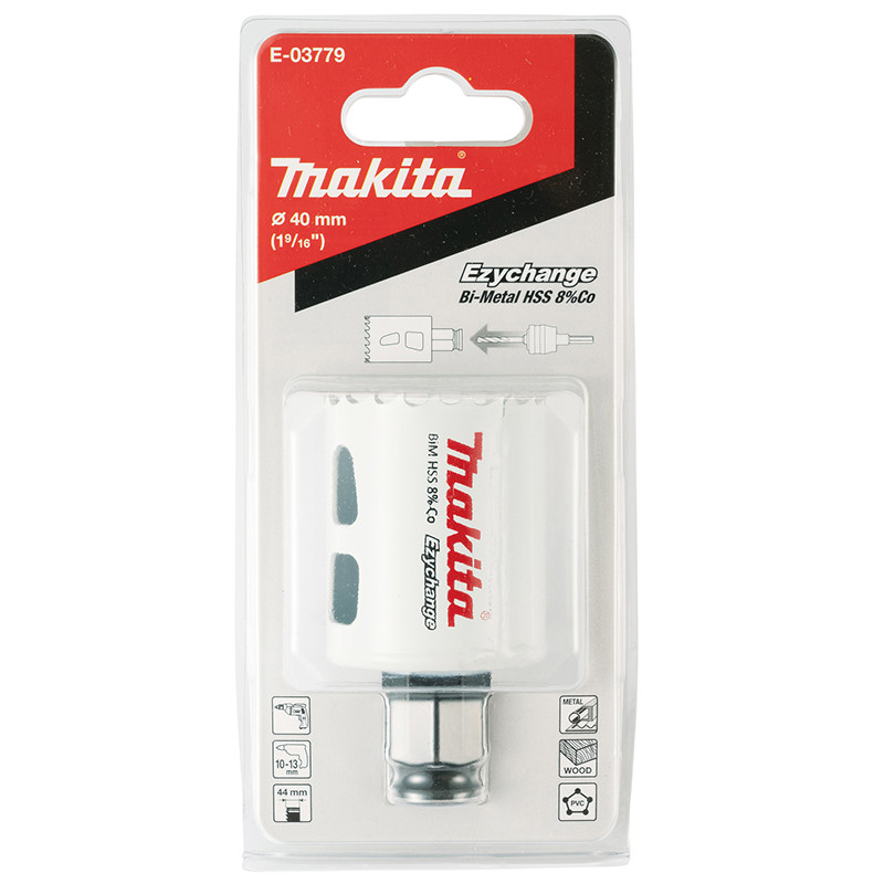 Karūninis grąžtas 40 mm BI-METALL EZYCHANGE E-03779 MAKITA