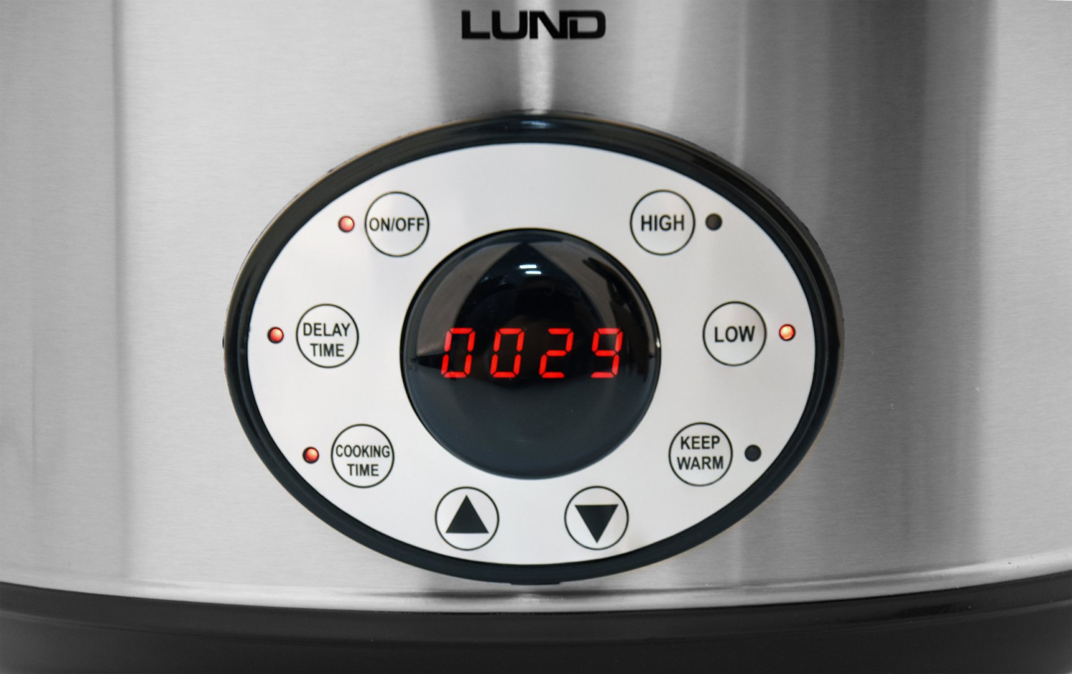 SLOW COOKER 280W 4,5L WITH TIMER 67660 LUND