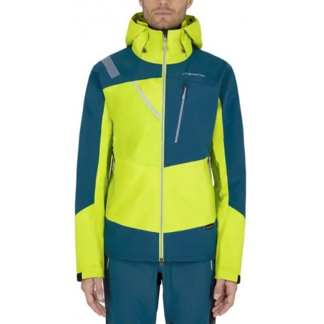 Jaka ALPINE GUIDE GTX JKT M, izmērs: L, Lime Punch/Storm Blue, 8020647130573 LA SPORTIVA ALPINE TECH