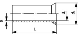 Non-insulated wire ferrules 9799399 KNIPEX