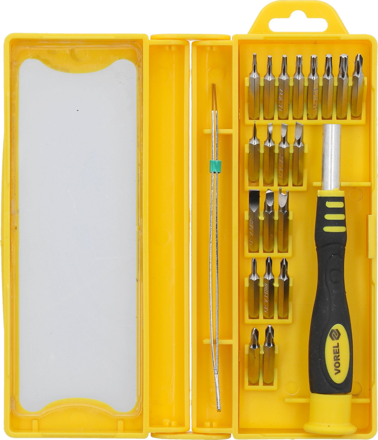 PRECISION SCREWDRIVER BIT SET 22PCS 64395 VOREL