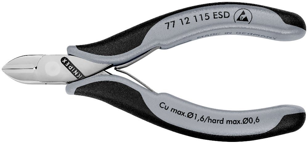 Electronics Diagonal Cutters ESD 7712115ESD KNIPEX