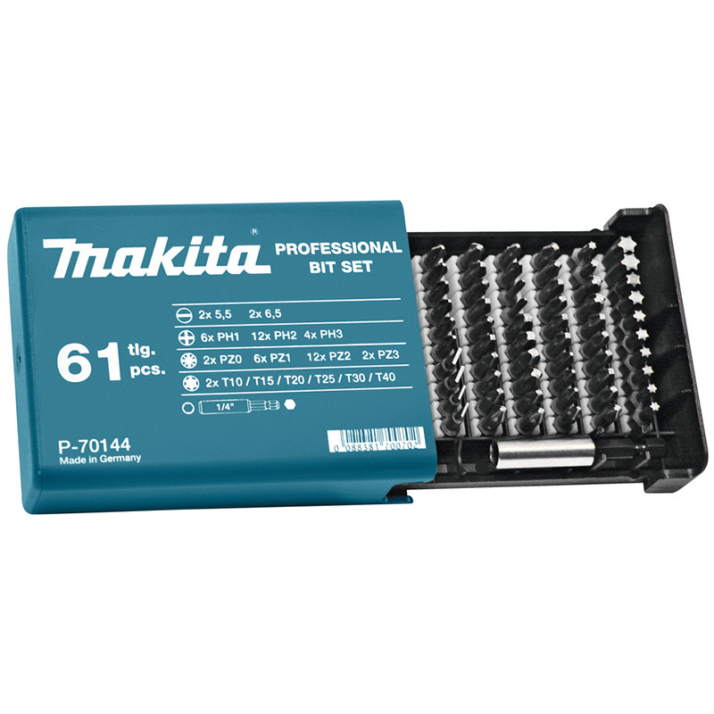 Otsikute komplekt 61 tk. P-70144 MAKITA